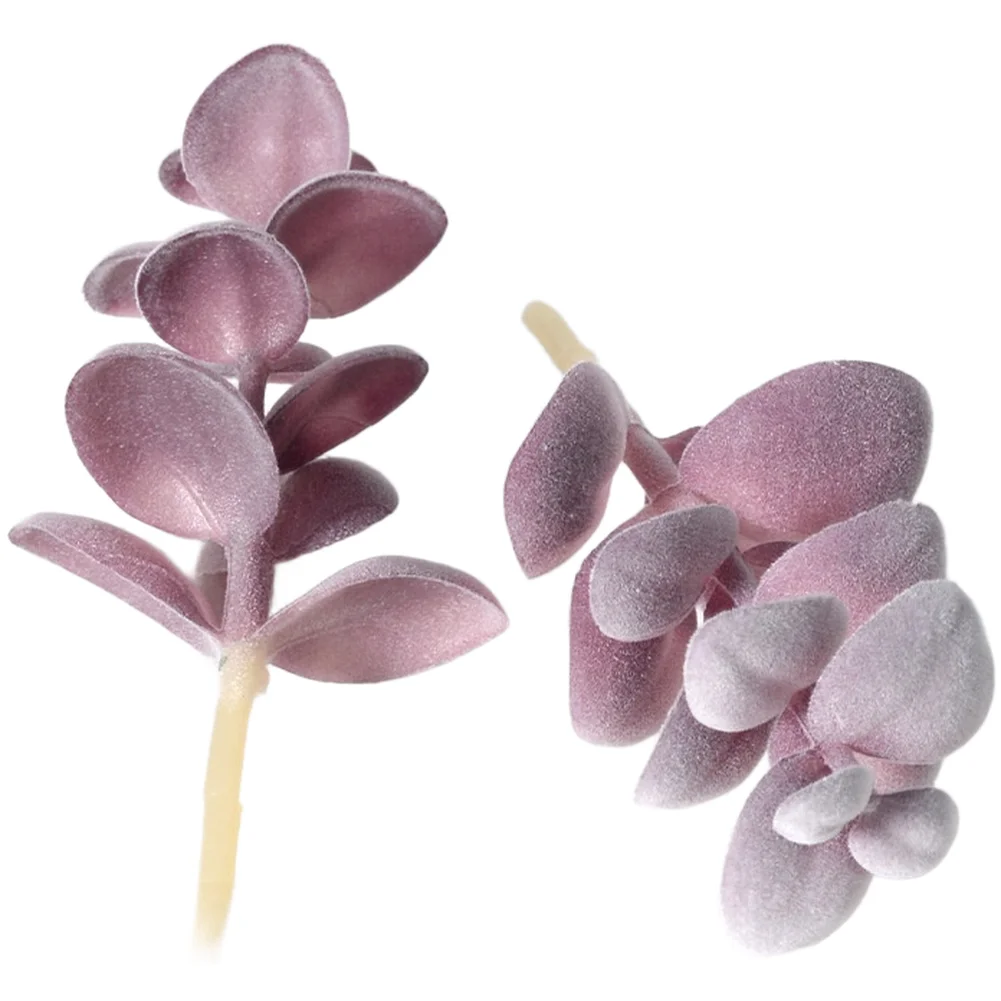 PVC Flocked Purple Fake Succul - đánh giá và giá Succulent Arrangement Mini
