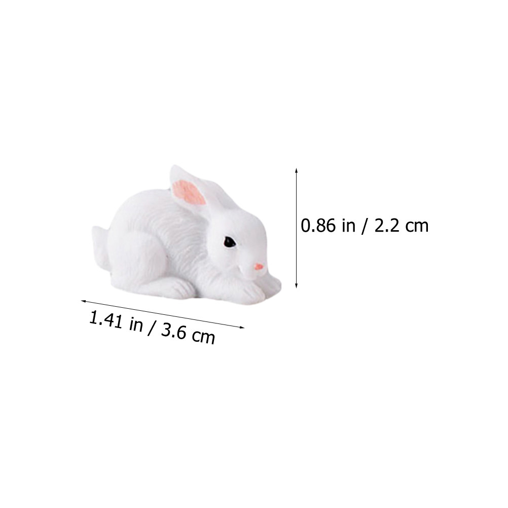 12Pcs Lovely Resin Bunny Adorn - đánh giá và giá Succulent Arrangement Mini