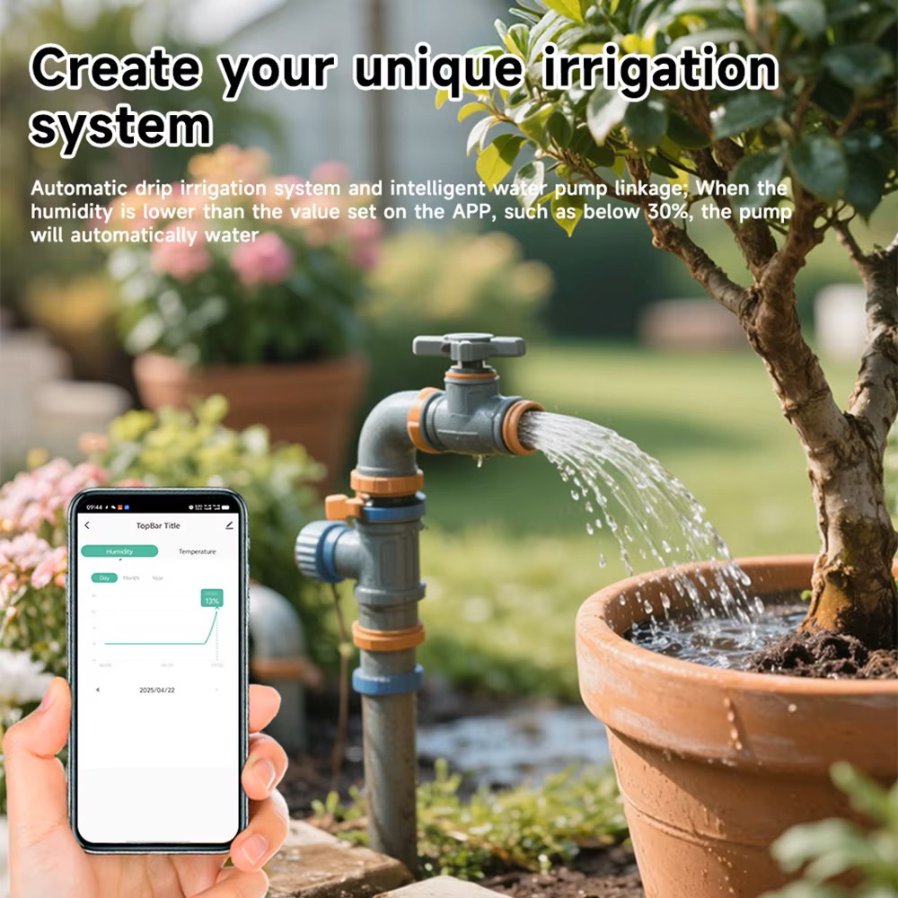 Tuya WiFi Soil Moisture Meter  - đánh giá và giá Plant Parent App