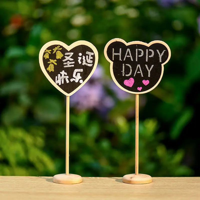 5PCS Mini Wooden Blackboard Va - đánh giá và giá Succulent Arrangement Mini