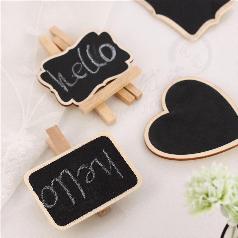 5PCS Mini Wooden Blackboard Va - đánh giá và giá Succulent Arrangement Mini