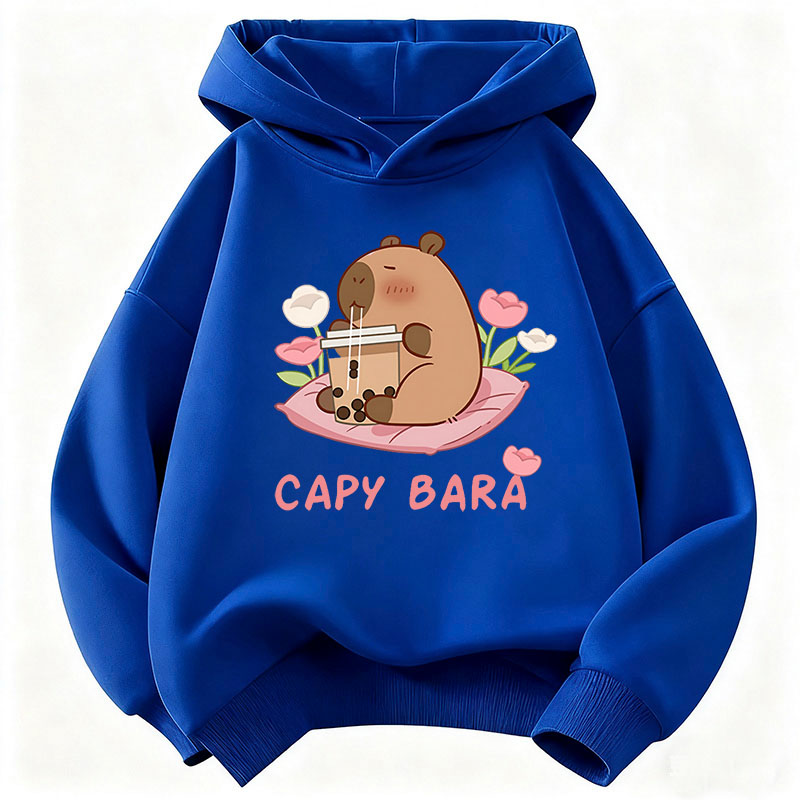 Kawaii Capybara Drinking Juice - đánh giá và giá Plant Parent Hoodie
