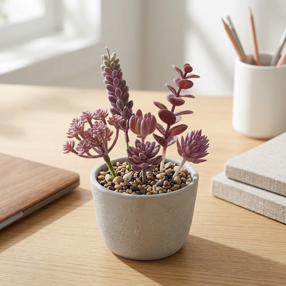 For Mini Bonsai Artificial Suc - đánh giá và giá Succulent Arrangement Mini