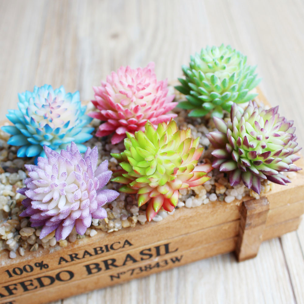 Wusmart Ji Wa Lian Artificial  - đánh giá và giá Succulent Arrangement Mini